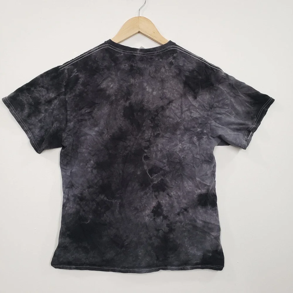 Delta Apparel Queen Tie Dye Graphic T Shirt Womens Large Y2K Goth Alt Grunge - Picture 2 of 6